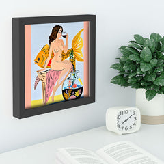 83 Oranges Fishy Shananigans Art Recessed Framing Square