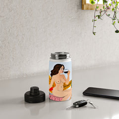 83 Oranges Fishy Shananigans Art Water Bottle