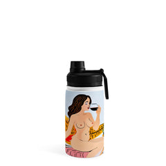 83 Oranges Fishy Shananigans Art Water Bottle