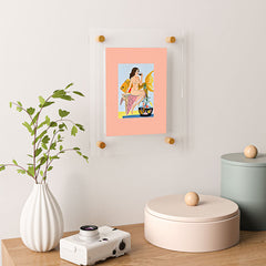 83 Oranges Fishy Shananigans Art Floating Acrylic Print