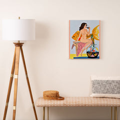 83 Oranges Fishy Shananigans Art Art Canvas