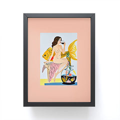 83 Oranges Fishy Shananigans Art Framed Mini Art Print