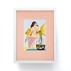 83 Oranges Fishy Shananigans Art Framed Mini Art Print