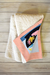 83 Oranges Fishy Shananigans Art Fleece Throw Blanket