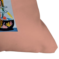 83 Oranges Fishy Shananigans Art Throw Pillow