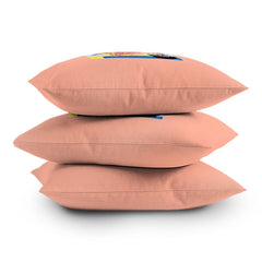 83 Oranges Fishy Shananigans Art Throw Pillow
