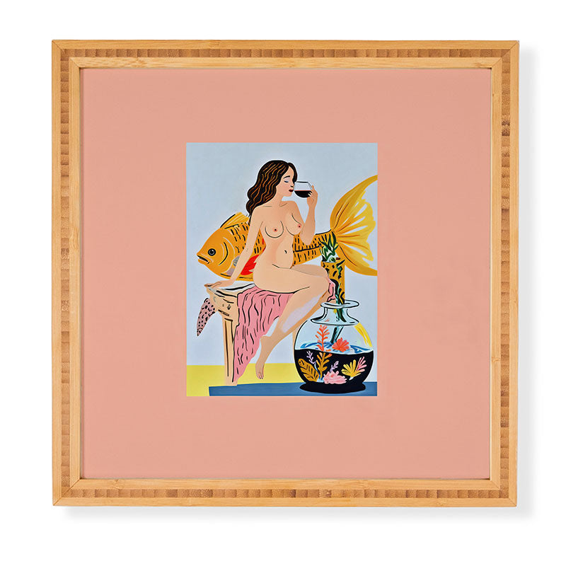 83 Oranges Fishy Shananigans Art Framed Wall Art