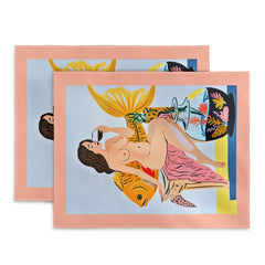 83 Oranges Fishy Shananigans Art Placemat