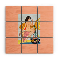 83 Oranges Fishy Shananigans Art Wood Wall Mural
