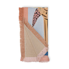 83 Oranges Fishy Shananigans Art Throw Blanket