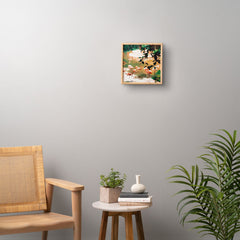 83 Oranges Flamingo Sighting Jungle Nature Framed Wall Art