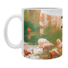 83 Oranges Flamingo Sighting Jungle Nature Coffee Mug