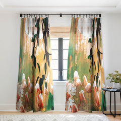 83 Oranges Flamingo Sighting Jungle Nature Sheer Non Repeat