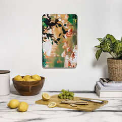 83 Oranges Flamingo Sighting Jungle Nature Cutting Board Rectangle