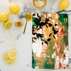 83 Oranges Flamingo Sighting Jungle Nature Cutting Board Rectangle