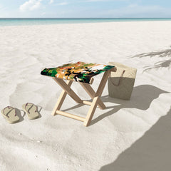 83 Oranges Flamingo Sighting Jungle Nature Folding Stool
