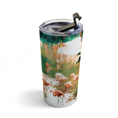 83 Oranges Flamingo Sighting Jungle Nature Travel Mug