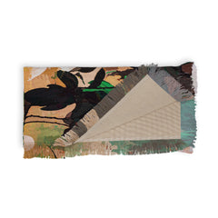 83 Oranges Flamingo Sighting Jungle Nature Throw Blanket