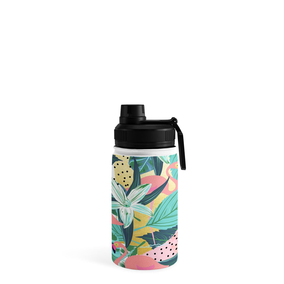83 Oranges Flamingo Tropical Water Bottle