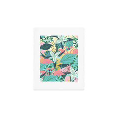 83 Oranges Flamingo Tropical Art Print