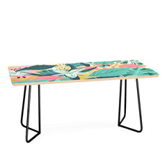 83 Oranges Flamingo Tropical Coffee Table