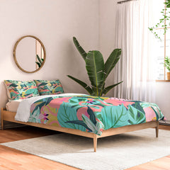 83 Oranges Flamingo Tropical Comforter