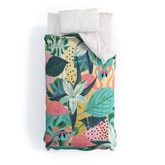 83 Oranges Flamingo Tropical Comforter