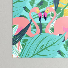 83 Oranges Flamingo Tropical Poster