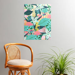 83 Oranges Flamingo Tropical Poster