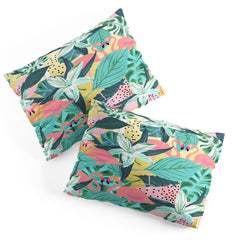 83 Oranges Flamingo Tropical Pillow Shams