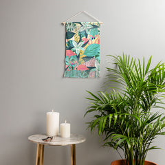 83 Oranges Flamingo Tropical Wall Hanging Portrait