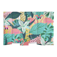 83 Oranges Flamingo Tropical Wall Mural