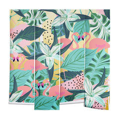 83 Oranges Flamingo Tropical Wall Mural