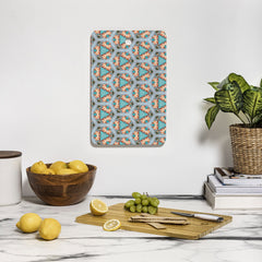 83 Oranges Flamingos on the Beach Wildlife Cutting Board Rectangle