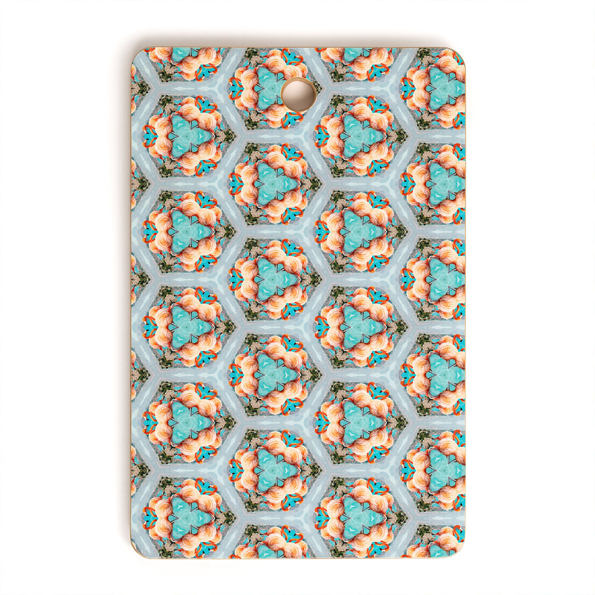 83 Oranges Flamingos on the Beach Wildlife Cutting Board Rectangle