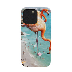83 Oranges Flamingos on the Beach Wildlife Phone Case