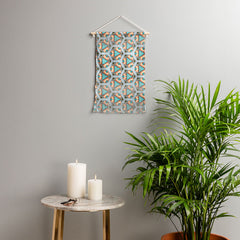 83 Oranges Flamingos on the Beach Wildlife Wall Hanging Portrait