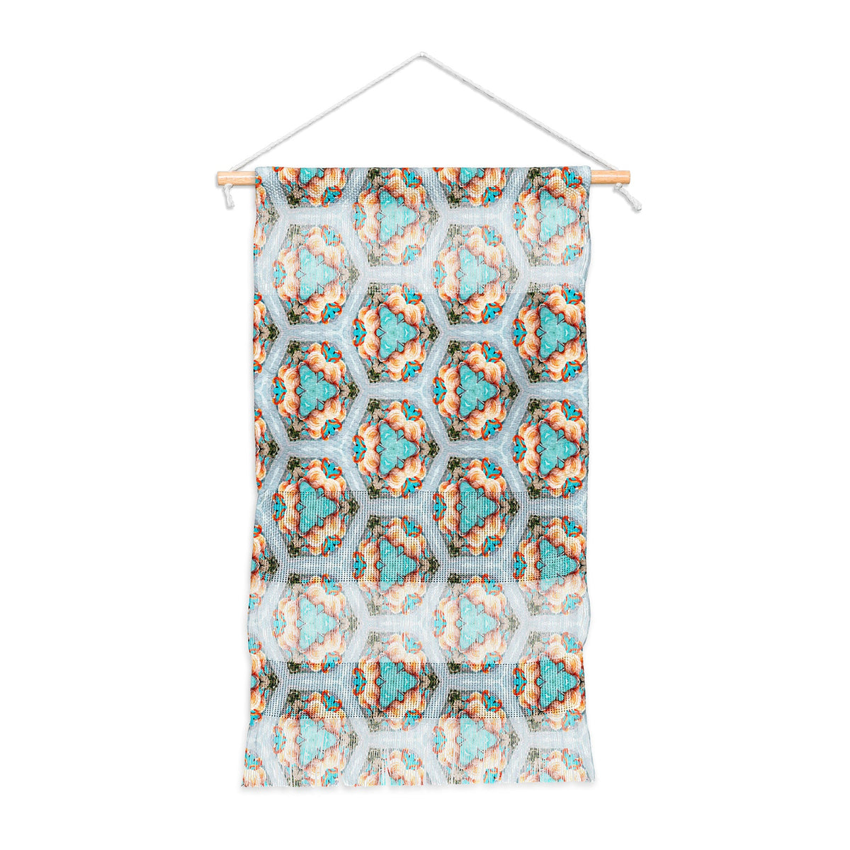 83 Oranges Flamingos on the Beach Wildlife Wall Hanging Portrait