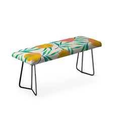 83 Oranges Floral Blush Gold Bench