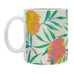 83 Oranges Floral Blush Gold Coffee Mug