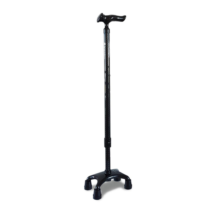 AgeGracefully Carbon Fiber Quad Cane Ergonomic Handle Only / Small Quad