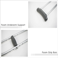Axillary Underarm Crutches