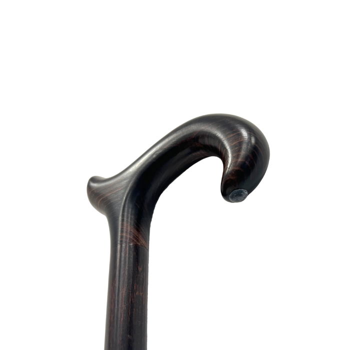 Beechwood Derby Walking Cane with Stick Holder