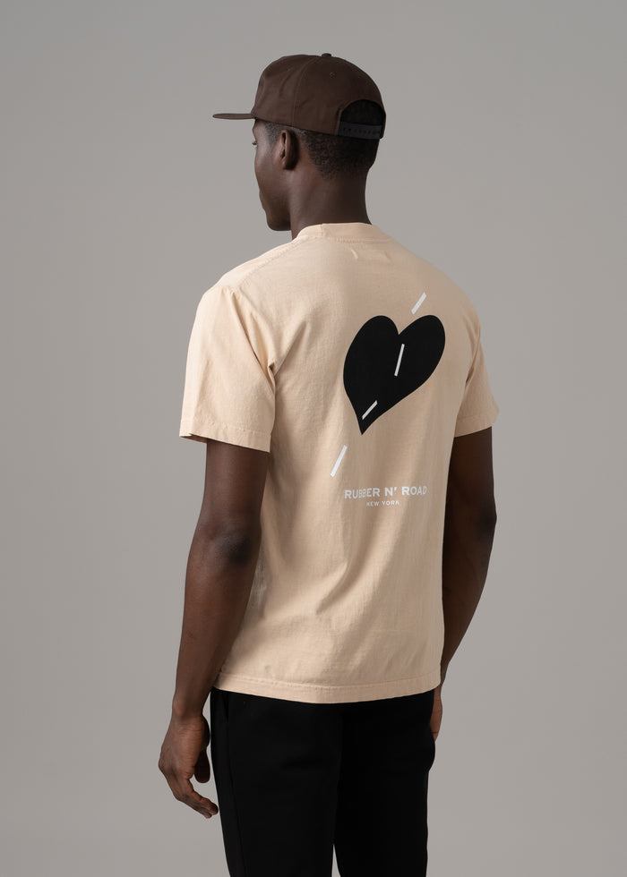 Black Heart T-Shirt - RUBBER N' ROAD NEW YORK