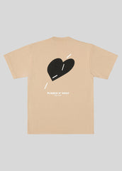 Black Heart T-Shirt - RUBBER N' ROAD NEW YORK