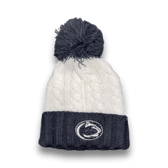 Blingy Nittany Lions '47 Women's Fireside Cuffed Knit Hat with Pom - Beanie - Jawns on Fire Sneakers & Shoes