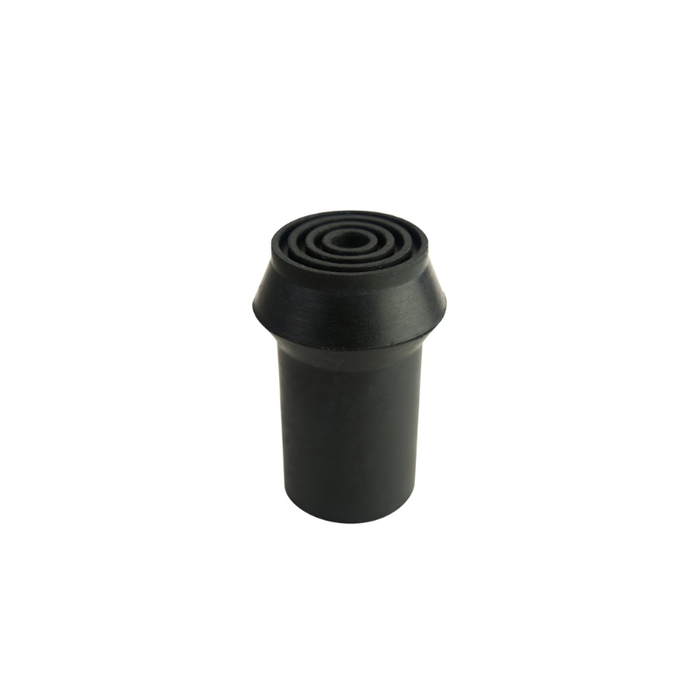 British Straight-Sided Heavy-Duty Black Rubber Ferrule (16 mm)