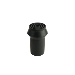 British Straight-Sided Heavy-Duty Black Rubber Ferrule (16 mm)