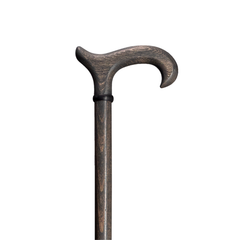 Eco Beechwood Derby Walking Cane Slate Grey