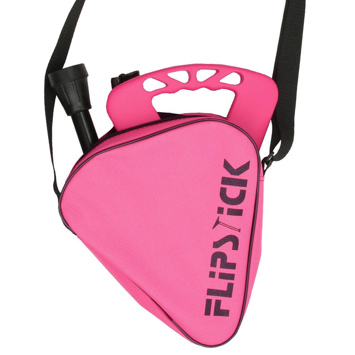 Flipstick Folding Adjustable Seat Cane (Neon Pink)